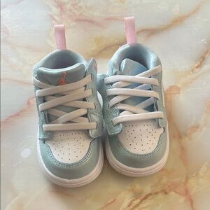 Jordan Kids' Sneakers - Sky Blue and White